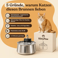 KittyPaw™ - kabelloser Trinkbrunnen